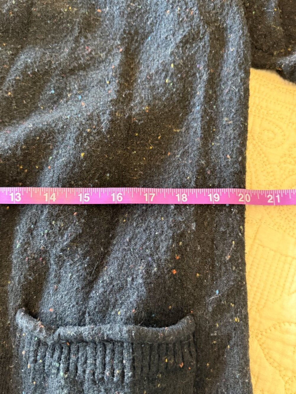 Love Ellie soft black cardigan with an open front and two nice pockets. - Picture 4 of 6